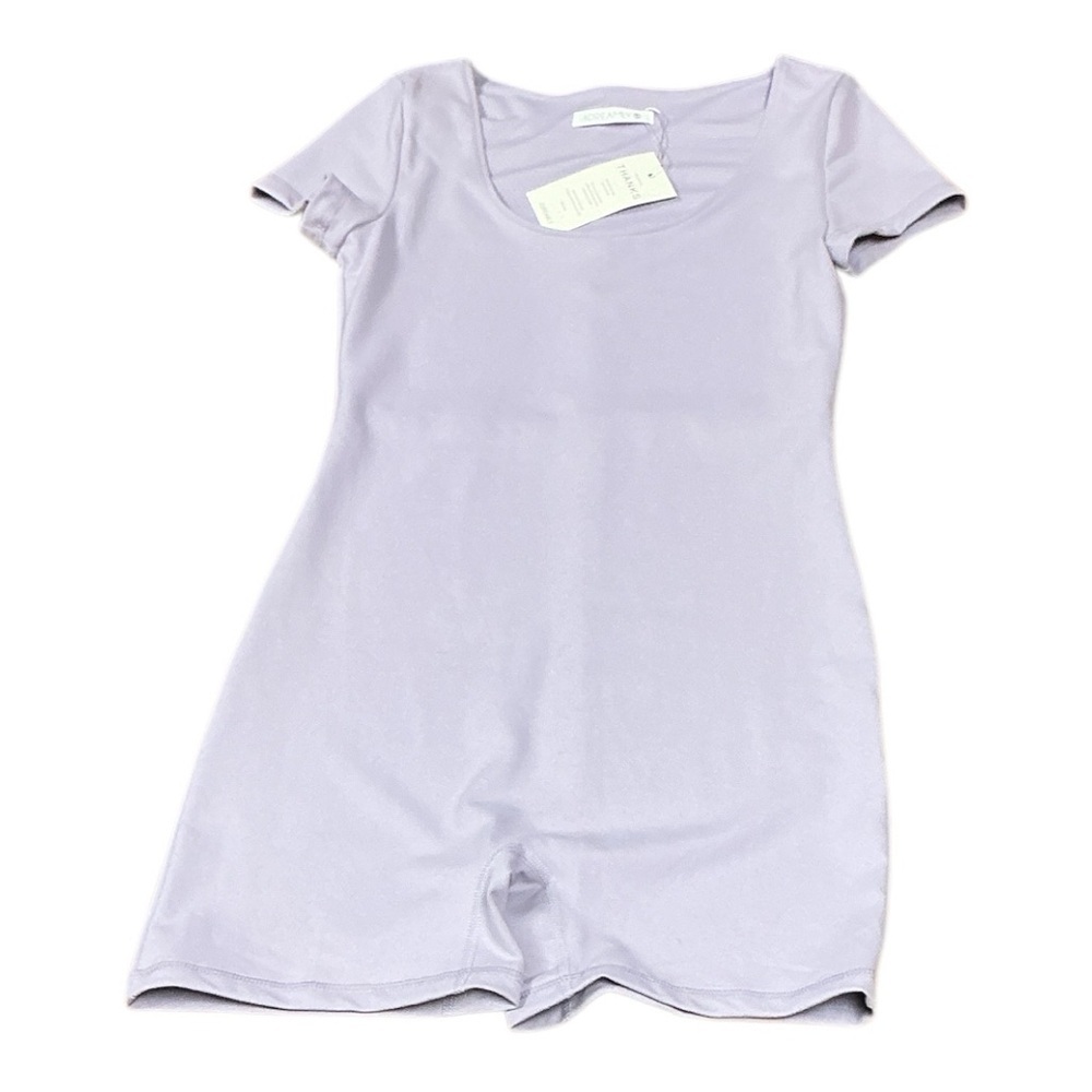 ADREAMLY - NWT - Women's Lavender Activewear Bodysuit